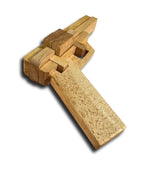 Kumiki Pistol Puzzle – Wooden Interlocking Brain Teaser - Creative Crafthouse