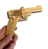 Kumiki Pistol Puzzle – Wooden Interlocking Brain Teaser - Creative Crafthouse
