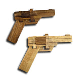 Kumiki Pistol Puzzle – Wooden Interlocking Brain Teaser - Creative Crafthouse