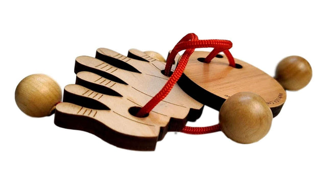Last Minute Christmas Gifts for Men Under 10 Dollars - Double Trouble String Puzzle - Bowling ball and pins model - Brain Teaser - Creative Crafthouse