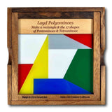 Loyd Polyominoes Brain Teaser – 2018 Puzzle Design - Eight Pieces Make the Rectangle Plus 17 Shapes - Creative Crafthouse