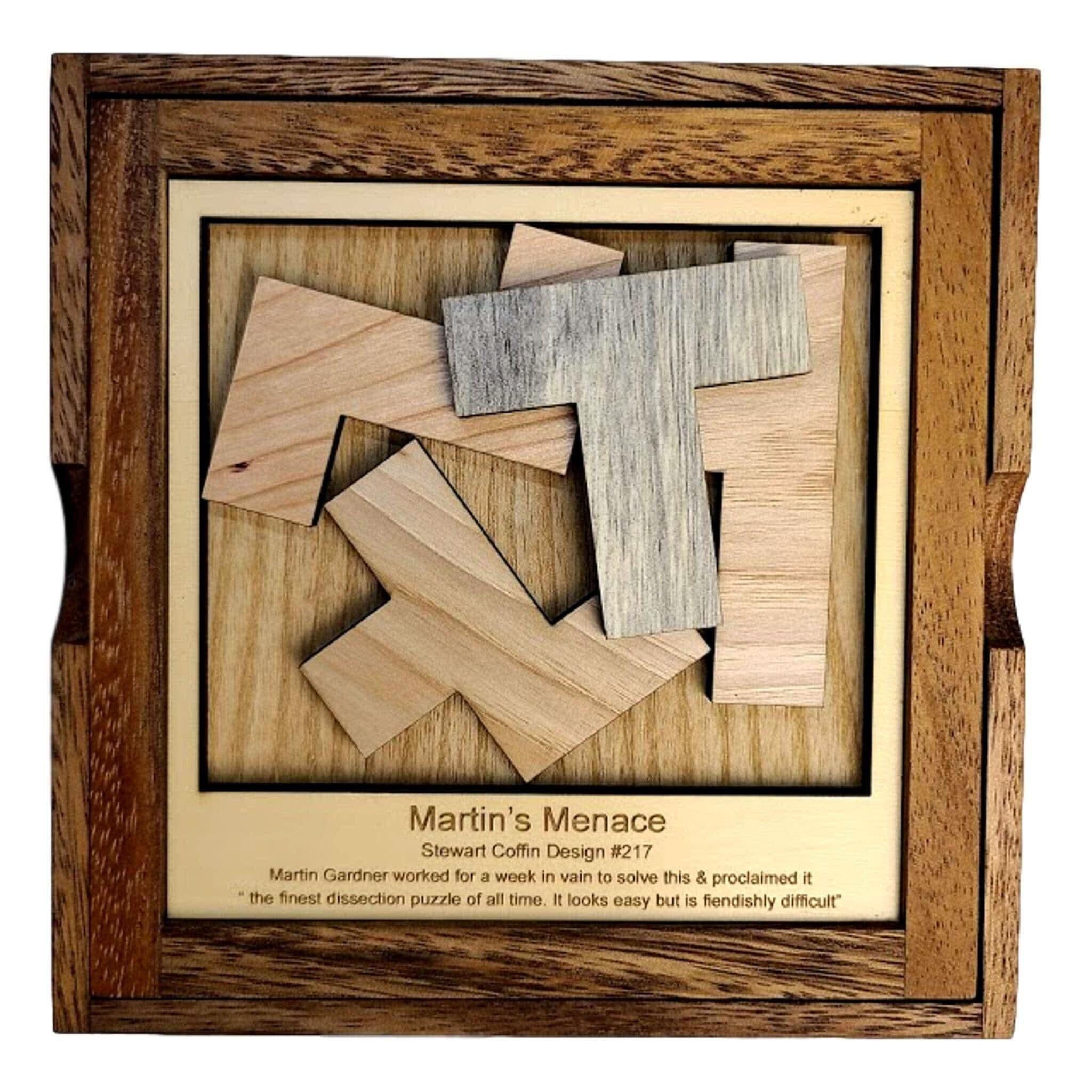 Martin's Menace Large | Stewart Coffin Wood Puzzle – Creative