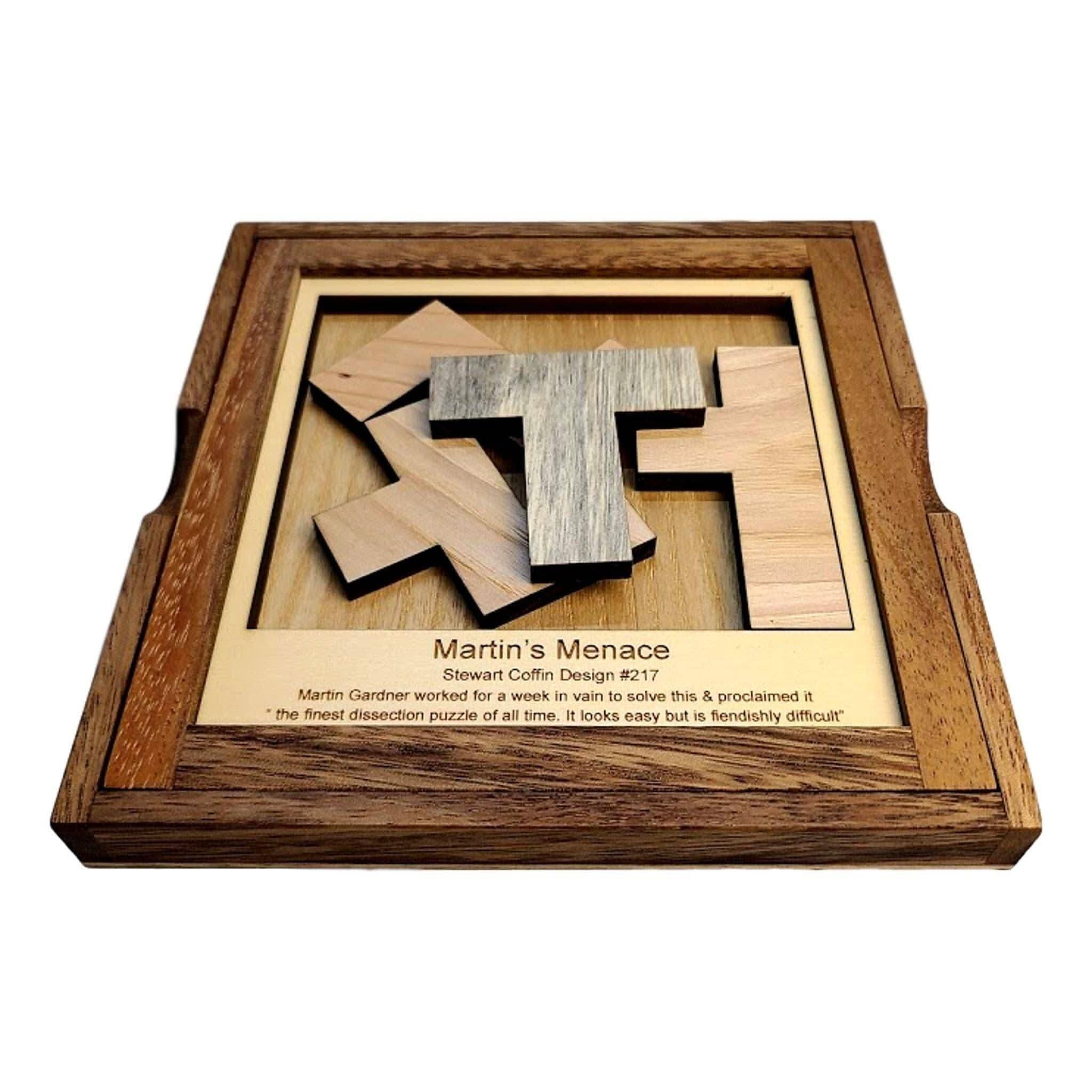 Martin's Menace Puzzle Large | The Hardest 4 Piece Puzzle