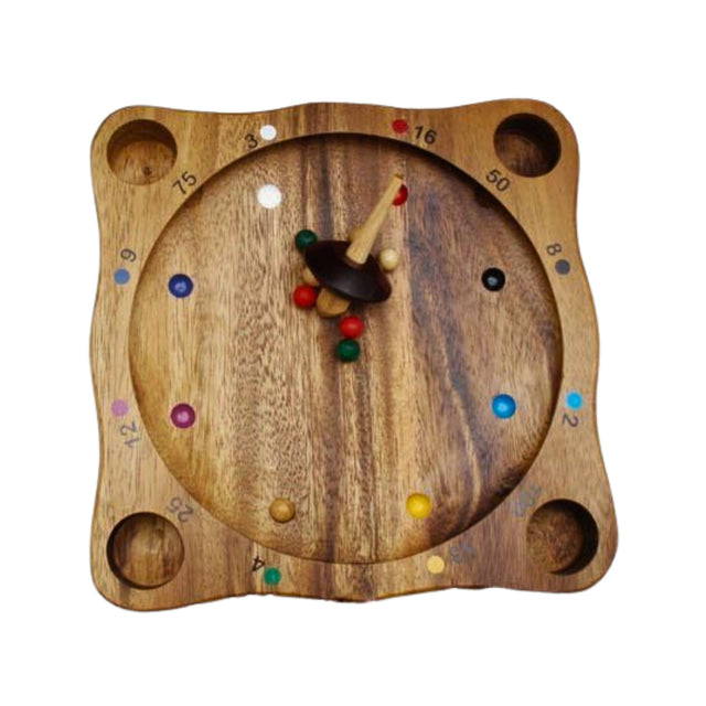 Math Roulette | Wooden Spinning Top Math Game - Creative Crafthouse