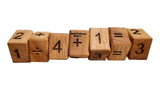 Math Snake 7 Wood Puzzle - Learn and Teach Elementary Grade Math - Gift for Kids - Gifts Under 10 Dollars - Creative Crafthouse