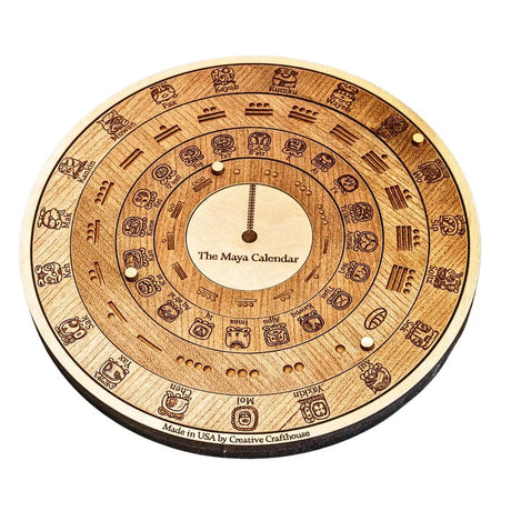 Maya Calendar Cholq'ij Edition | Interactive Wooden Calendar - Creative Crafthouse