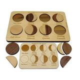 Personalized Moon Phases Puzzle – Educational Montessori Toy - Creative Crafthouse