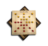 Morabaraba - Traditional African Wooden Strategy Board Game - Creative Crafthouse