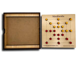Morabaraba - Traditional African Wooden Strategy Board Game - Creative Crafthouse