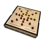 Morabaraba - Traditional African Wooden Strategy Board Game - Creative Crafthouse