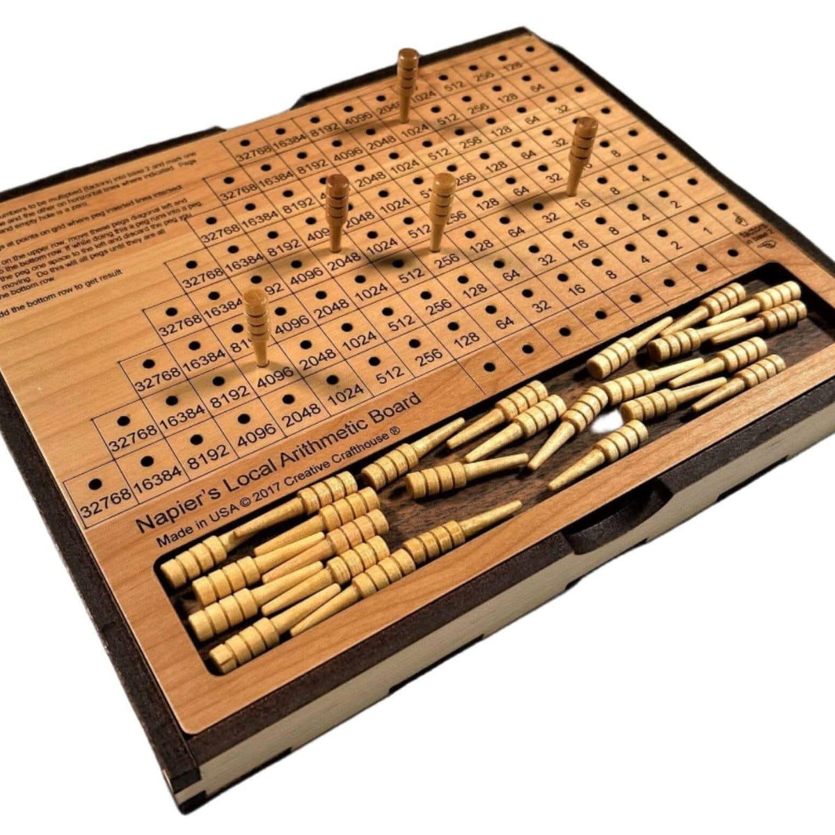 Napier's Local Arithmetic Board | STEM Montessori Math Learning Tool ...