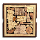 Neuro - Ophthalmology Gifts - Personalize Your Puzzle with a Laser Engraved Name and Message - New Age Modern Wooden Puzzle Decor - Creative Crafthouse
