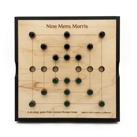 Nine Men's Morris - Mills | Two-Player Strategy Game - Creative Crafthouse