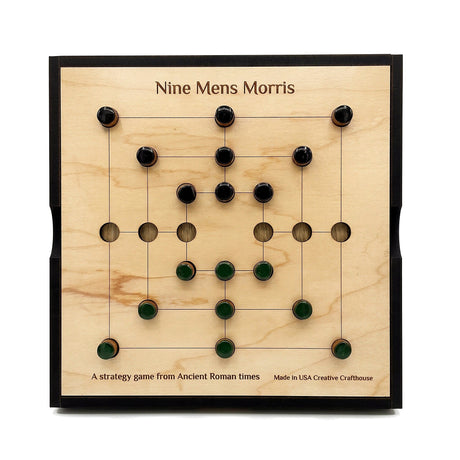 Nine Men's Morris - Mills | Two-Player Strategy Game - Creative Crafthouse
