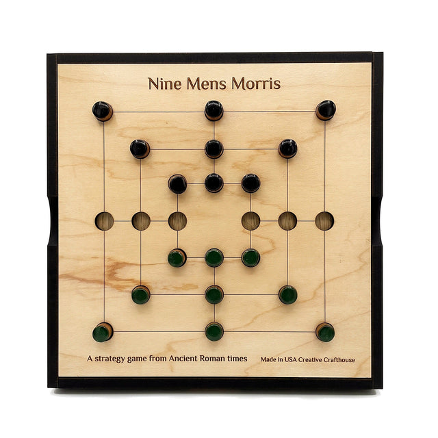 Nine Men's Morris - Mills | Two-Player Strategy Game - Creative Crafthouse