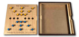 Nine Mens Morris – Strategy Game from Ancient Rome - Premium Game Board Handmade in USA - Wooden Game - Creative Crafthouse