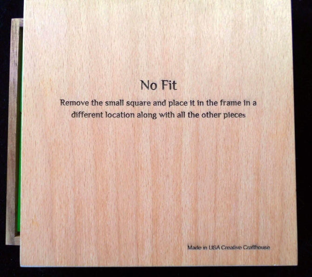 No Fit Puzzle – Premium acrylic model - Creative Crafthouse