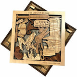 OB/GYN Wooden Packing Puzzle | Medical Brain Teaser - Creative Crafthouse