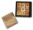 Odd Man Out wood brain teaser puzzle - in wood box - unique logic puzzle - Creative Crafthouse