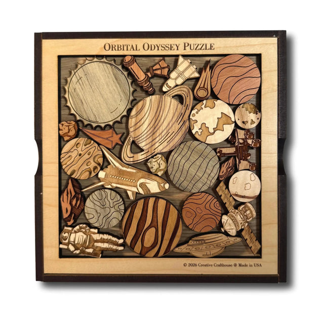Orbital Odyssey – Solar System Themed Puzzle - Creative Crafthouse