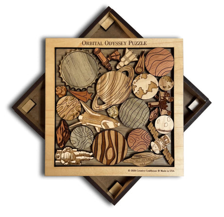 Orbital Odyssey – Solar System Themed Puzzle - Creative Crafthouse