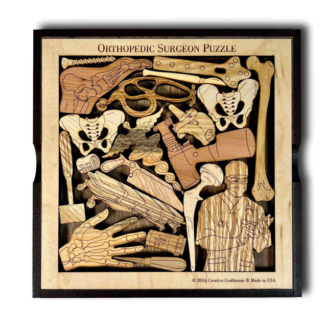 Orthopedic Surgeon Puzzle Gift – artistic and challenging - can be personalized - Creative Crafthouse