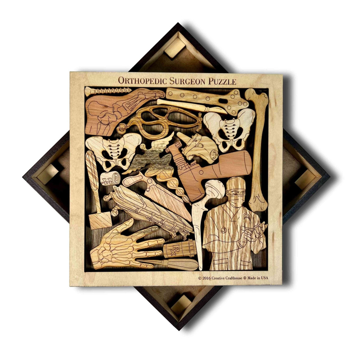 Orthopedic Surgeon Puzzle Gift – artistic and challenging - can be personalized - Creative Crafthouse