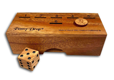 Penny Drop Game Small Version - A Fun Family or Bar Game - can be personalized - Creative Crafthouse