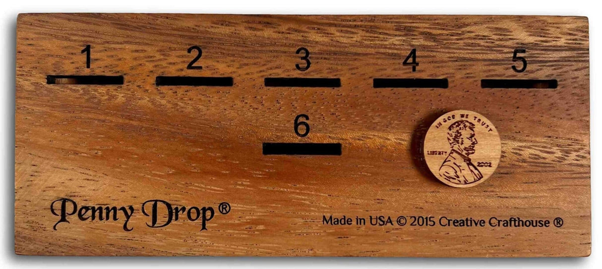 Penny Drop Game Small Version - A Fun Family or Bar Game - can be personalized - Creative Crafthouse