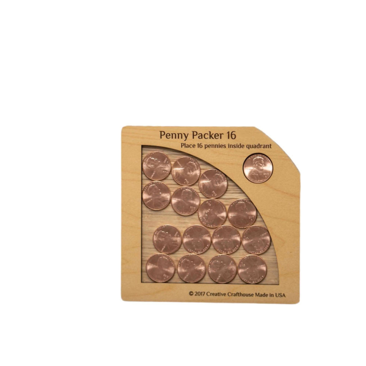 Penny Packer 16 Brain Teaser | Coffee Table Puzzle - Creative Crafthouse