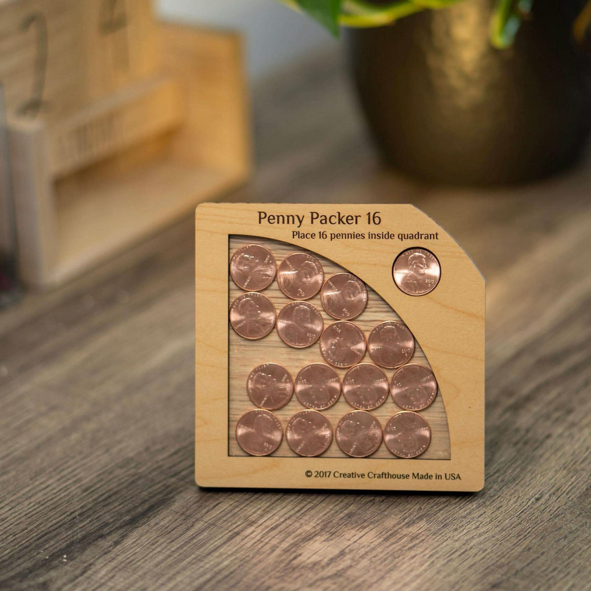 Penny Packer 16 Brain Teaser,: Perfect Stocking Stuffer | White Elephant Gift Under 15 Dollars - Brain Teaser Christmas Gift for Him and Her - Creative Crafthouse