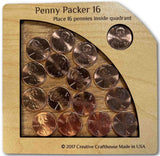 Penny Packer 16 Brain Teaser,: Perfect Stocking Stuffer | White Elephant Gift Under 15 Dollars - Brain Teaser Christmas Gift for Him and Her - Creative Crafthouse