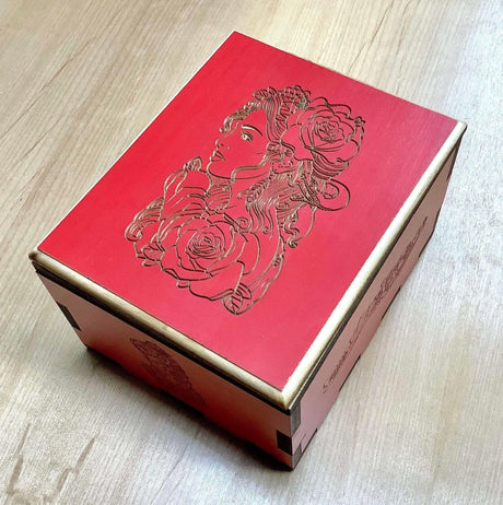 Personalizable & Beautiful Puzzle Box for Gift Cards and Money - Christmas Gift to Remember - The Belle Lock Box - Unique and Special - Creative Crafthouse