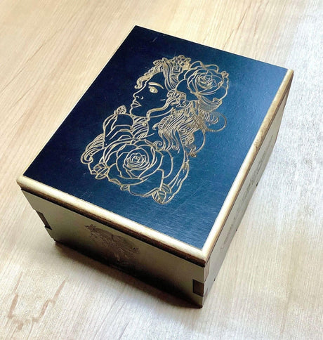 Personalizable & Beautiful Puzzle Box for Gift Cards and Money - Christmas Gift to Remember - The Belle Lock Box - Unique and Special - Creative Crafthouse