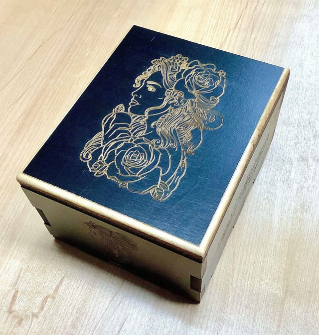 Personalizable & Beautiful Puzzle Box for Gift Cards and Money - Christmas Gift to Remember - The Belle Lock Box - Unique and Special - Creative Crafthouse
