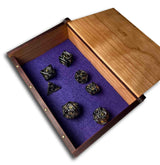 Personalizable DnD Gift - Personalized Wooden Dice Box for TTRPG gaming - 7" x 4.5" x 1.5" - Dungeons and Dragons Accessory - Creative Crafthouse