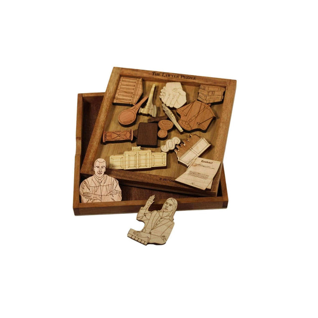 Personalizable Gift for a Lawyer - The Lawyer Puzzle - Bar Graduation Gift - Personalize with a Custom Laser Engraving - Creative Crafthouse