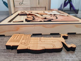Personalizable Thank You Gift for Surgeons - The Surgeon’s Challenge Puzzle - Retirement Gift - Wood Brain Teaser - Creative Crafthouse