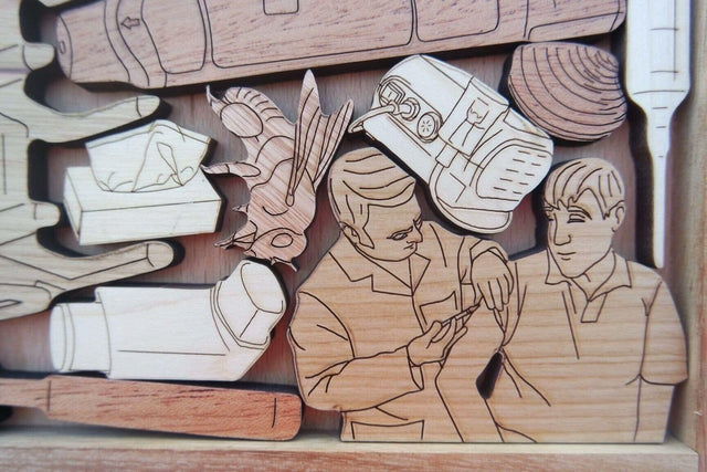Personalizable Gift for Allergist and Immunologist - Artisic Wood Puzzle and Office Decor - Add a Personalized Laser Engraving - Creative Crafthouse