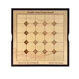 Personalized Christmas Gift for Board Game Players - Universal Game Board for 3x3, 4x4, 5x5 Games - Playing Tokens Included - Creative Crafthouse