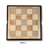Personalized Christmas Gift for Board Game Players - Universal Game Board for 3x3, 4x4, 5x5 Games - Playing Tokens Included - Creative Crafthouse