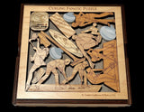 Personalized Curler Gift - Curling Fanatic Wood Puzzle - Curling Mom Gift - Customize With a Laser Engraved Name, Message, Club Name - Creative Crafthouse