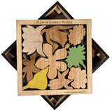 Personalized Gift for Flower Lovers - The Florist's Challenge Wood Puzzle | Add a Laser Engraved Name | One of a Kind Gift - Creative Crafthouse