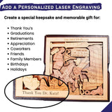 Personalized Gift for OB/GYN Puzzle - Custom Engraving Medical Puzzle Gift for Doctors, Med Students, & Office Decor - Creative Crafthouse