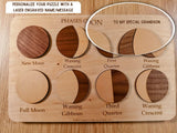Personalized Moon Phases Puzzle – Educational Montessori Toy - Creative Crafthouse