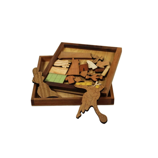 Personalized Tennis Puzzle – Custom Gift for Coaches & Players - Creative Crafthouse