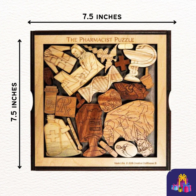 Pharmacist Gift Puzzle | Personalizable Graduation Gifts - Creative Crafthouse