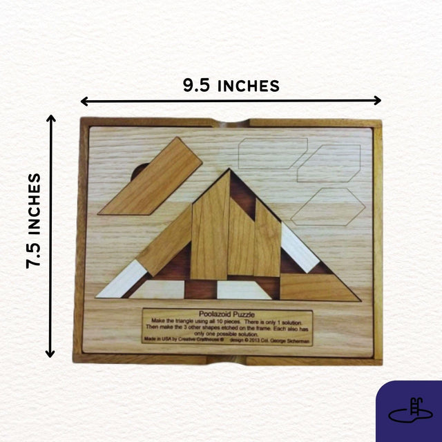 Poolazoid Puzzle - 4 tough challenges – a George Sicherman Design - Creative Crafthouse
