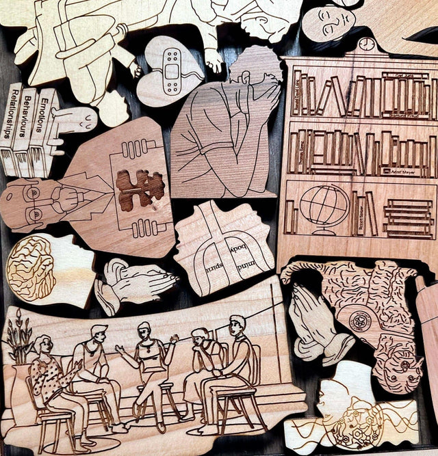 Psychologist Puzzle – Unique Thank You Gift for Mental Health Professionals - Creative Crafthouse