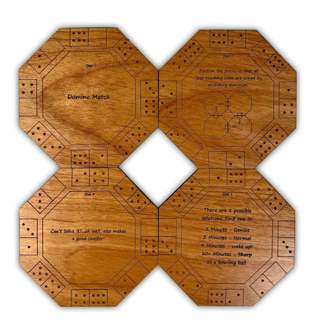 Puzzle Coaster Set – Bar Decor & Brain Teaser in One - Creative Crafthouse